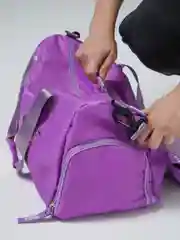 Фиолетовый сумка спортивная женская Pink  для фитнеса