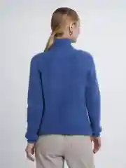 Синий свитер люрекс