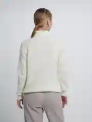 Белый свитер люрекс