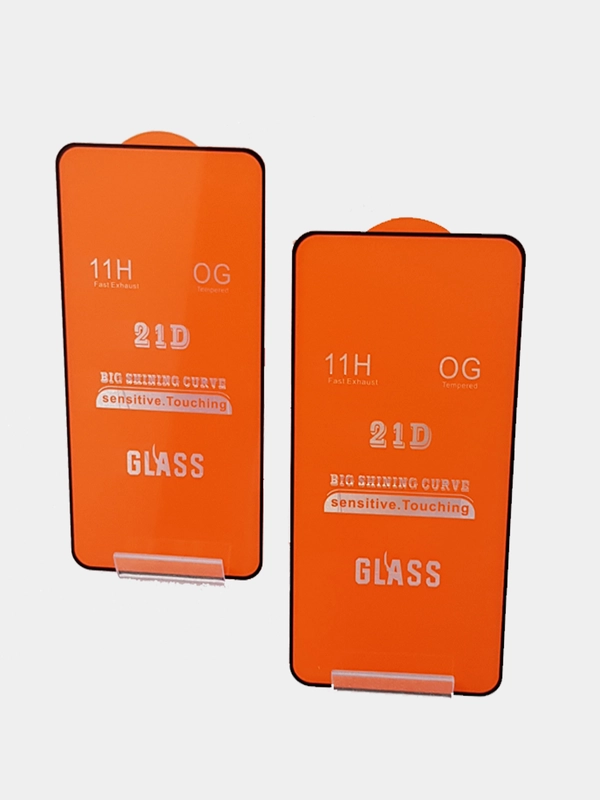 Защитное стекло 21D на Xiaomi Redmi Note 9T, c набором для поклейки