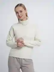 Белый водолазка женская