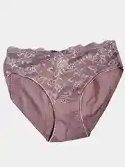 Приглушённый хаки трусы-слипы женские, хлопок, большие размеры