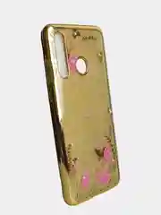 Белый чехлол накладка с блестками для huawei honor nova 3 10 lite 8s p30 pro 9s p40 p20lite 20s