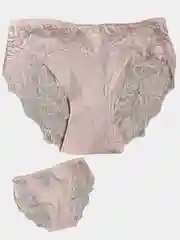 Розовый трусы-слипы женские, хлопок, большие размеры