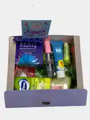 Голубой подарочный набор уходовой косметики Beauty Box/КОСМЕТИЧЕСКИЙ НАБОР