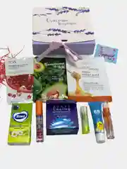 Голубой подарочный набор уходовой косметики Beauty Box/КОСМЕТИЧЕСКИЙ НАБОР