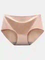 Розовый женские  бесшовные трусы брифы