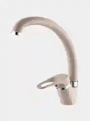 Однорычажный смеситель для кухонной мойки с поворотным изливом Ledeme L5913K, бежевый