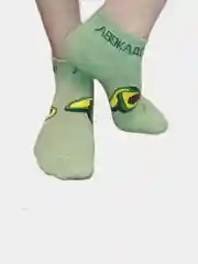 Носки женские короткие  зимние ,летние,  всесезонные с принтом /хлопок