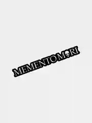 Наклейка на авто виниловая Memento Mori