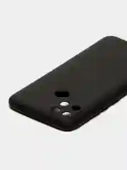 Черный чехол для Realme C21Y силиконовый, с защитой камеры