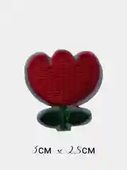 Алый термонаклейка для одежды