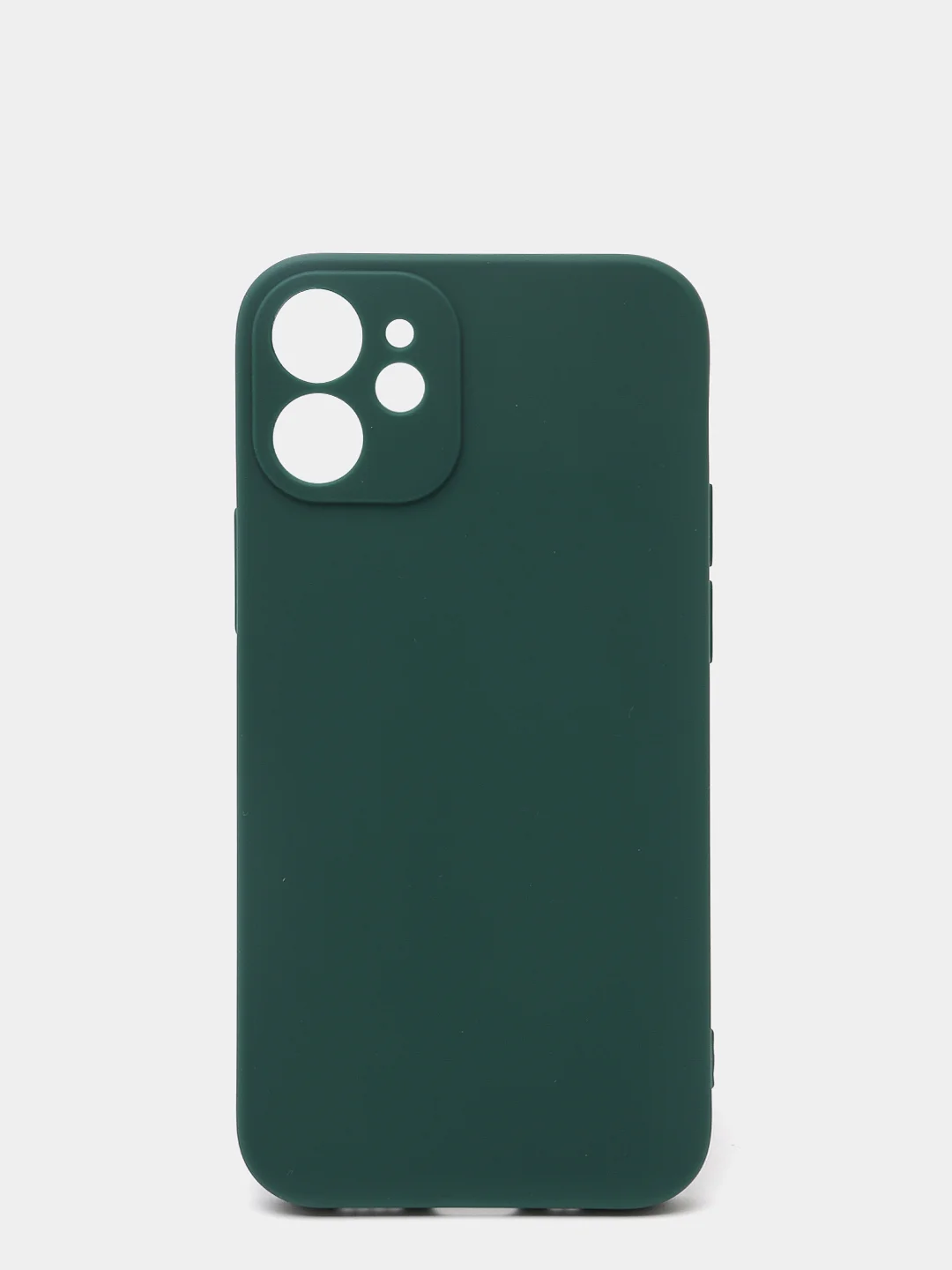 Зеленый чехол для iPhone 13 Mini 12 Mini 13 Pro с защитой камеры силиконовый