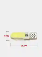 Светодиодные лампы (2шт) canbus в габарит, салон, подсветка номера 12LED silicon