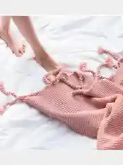 Розовый плед Eco-M/Норвегия, кашемир