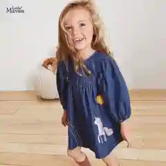 Платье детское джинсовое