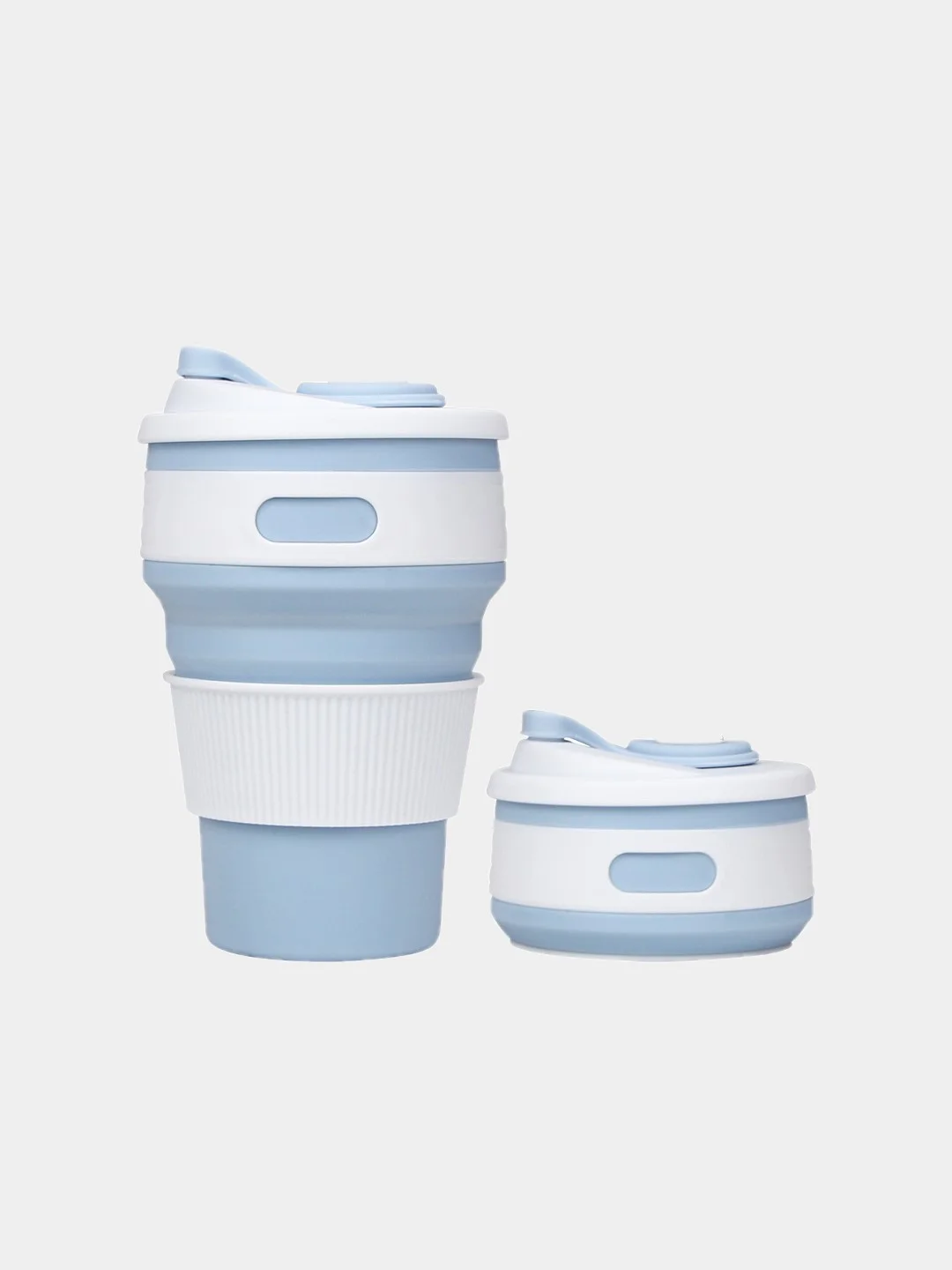Ледяной силиконовый складной стакан для напитков Collapsible Coffee Cup, 8 цветов