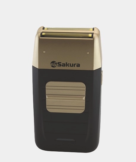 Бритва Sakura SA-5426BK, 2 головки, сухое бритьё, USB зарядка
