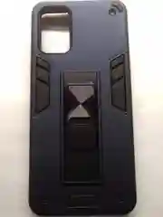 Темно-синий чехол Samsung A02s, M02 с магнитной пластиной и подставкой