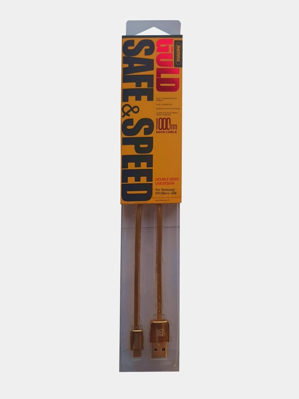 Кабель REMAX micro USB Golden Cable (золото)