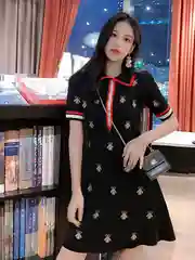 Черный платье Поло