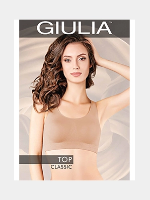 Бесшовный топ из микрофибры Giulia
