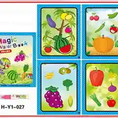 Лайм водные многоразовые раскраски Magic Water Book