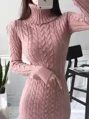 Платье в косичку