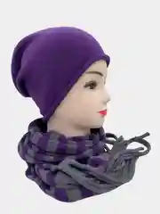 Шапка с шарфом, 2 цвета