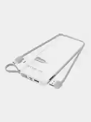 Белый внешний аккумулятор More Choice PВ42S-10, 10000 mAh, 2 USB