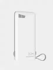 Белый внешний аккумулятор More Choice PВ42S-10, 10000 mAh, 2 USB