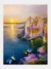 RIOMAGGIORE Пазл-картина Контурный деревянный пазл головоломка HOBBY DAY