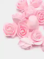 Конфетный роза из фоамирана, бутон, 35 мм, 15 штук