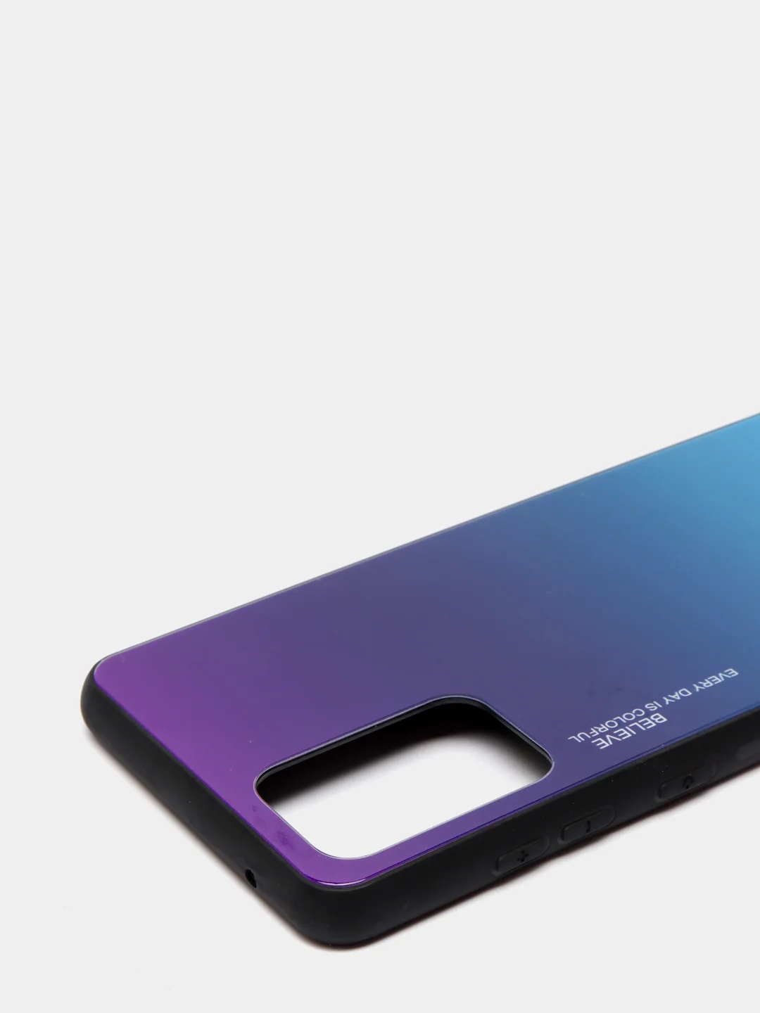 Голубой чехол градиентный на Samsung Galaxy A51/A71/A52/A72/A12/A13/A33/A53/A73/A50/S8/A22/S20/FE/S21