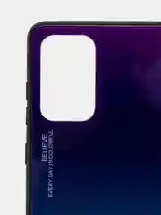 Голубой чехол градиентный на Samsung Galaxy A51/A71/A52/A72/A12/A13/A33/A53/A73/A50/S8/A22/S20/FE/S21