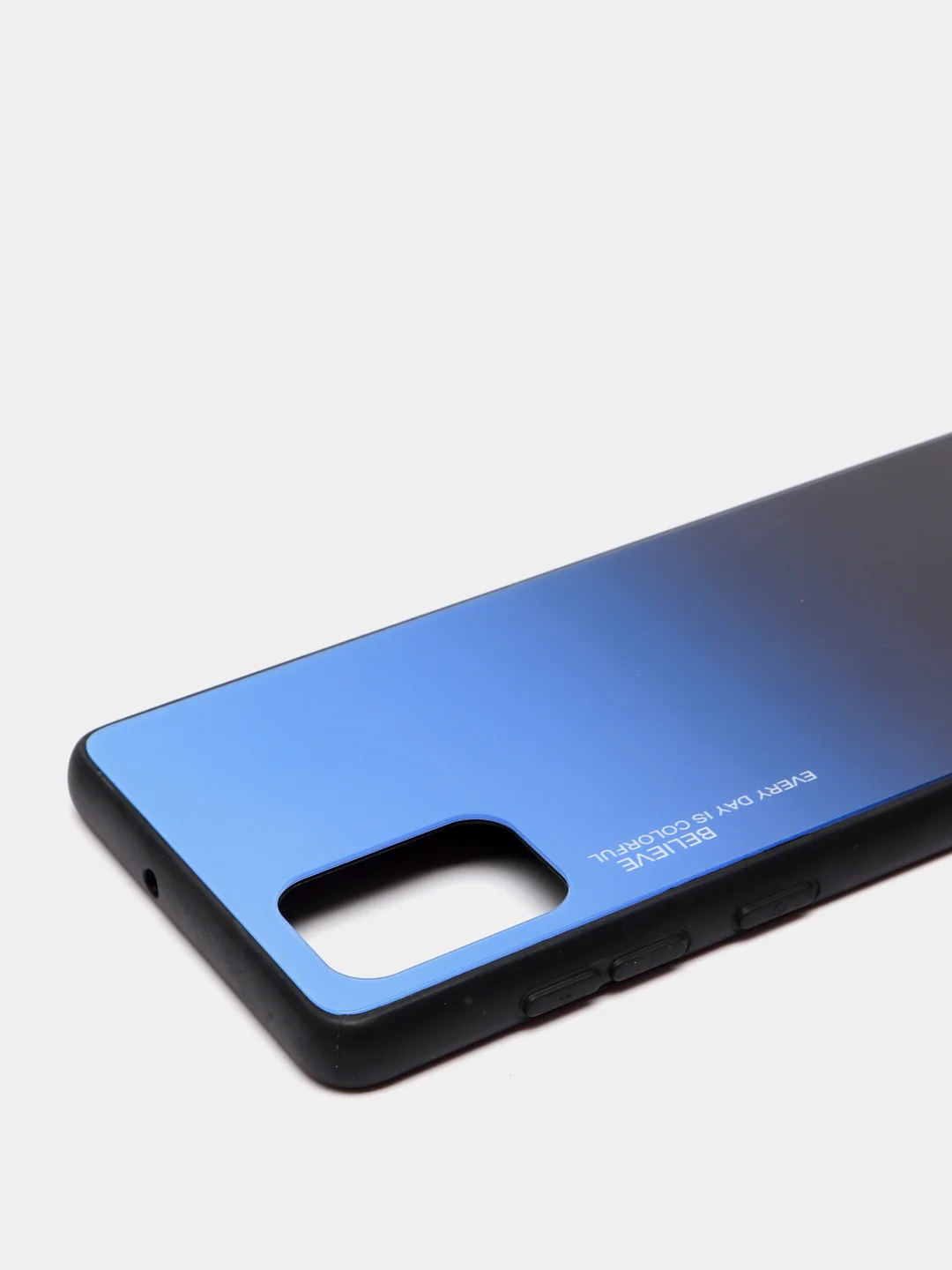 Синий чехол градиентный на Samsung Galaxy A51/A71/A52/A72/A12/A13/A33/A53/A73/A50/S8/A22/S20/FE/S21