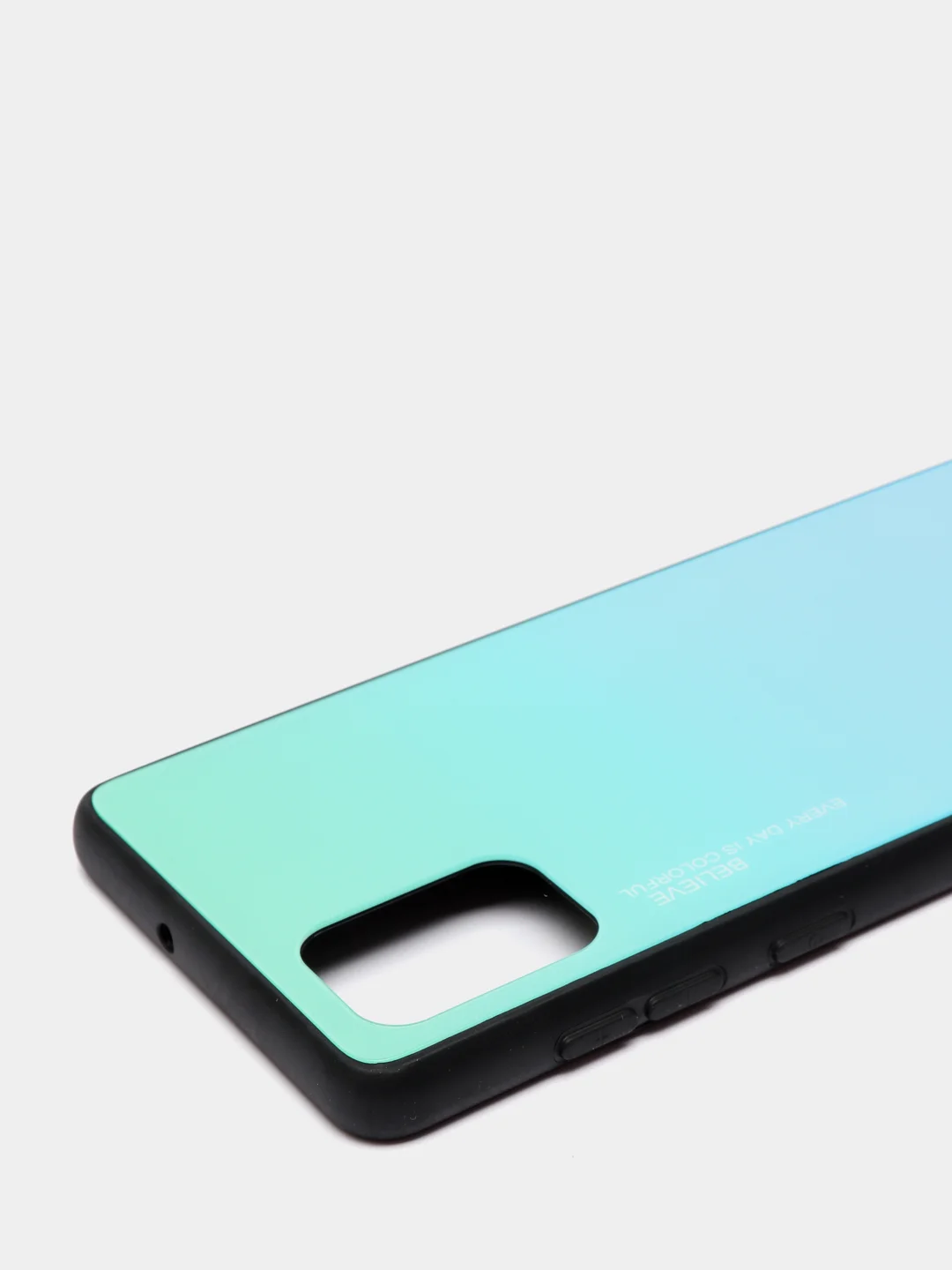 Зеленый чехол градиентный на Samsung Galaxy A51/A71/A52/A72/A12/A13/A33/A53/A73/A50/S8/A22/S20/FE/S21