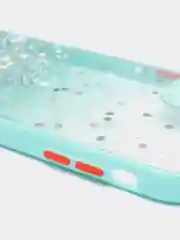 Зеленый чехол для iPhone 11 12 13 14 Pro Max 7 8 X XS XR mini Plus айфон про макс с блестками