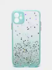Зеленый чехол для iPhone 11 12 13 14 Pro Max 7 8 X XS XR mini Plus айфон про макс с блестками