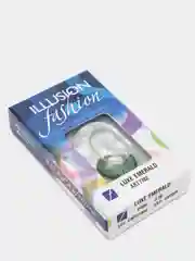 Морской цветные контактные линзы ILLUSION fashion Luxe, 2 шт, 8,6, 1 месяц