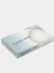 Прозрачные контактные линзы для коррекции зрения ILLUSION AERO, 6 линз, 1 месяц
