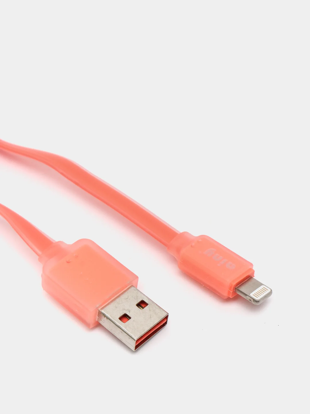 Кабель Lightning Ainy Fa-032D, розовый, 1 м