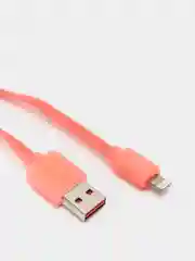 Кабель Lightning Ainy Fa-032D, розовый, 1 м