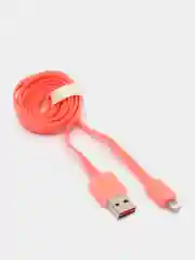 Кабель Lightning Ainy Fa-032D, розовый, 1 м