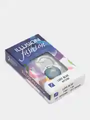 Синий цветные контактные линзы ILLUSION fashion Luxe, 2 шт, 8,6, 1 месяц