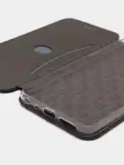Черный чехол-книжка для Xiaomi Redmi Note 5, Note 5 Pro (Сяоми Редми Нот 5, Нот 5 Про)