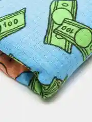 Белый банное полотенце, вафельное, хлопок, 75 х 150 см, на день рождения