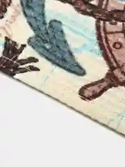 Зеленый банное полотенце, вафельное, хлопок, 75 х 150 см, на день рождения