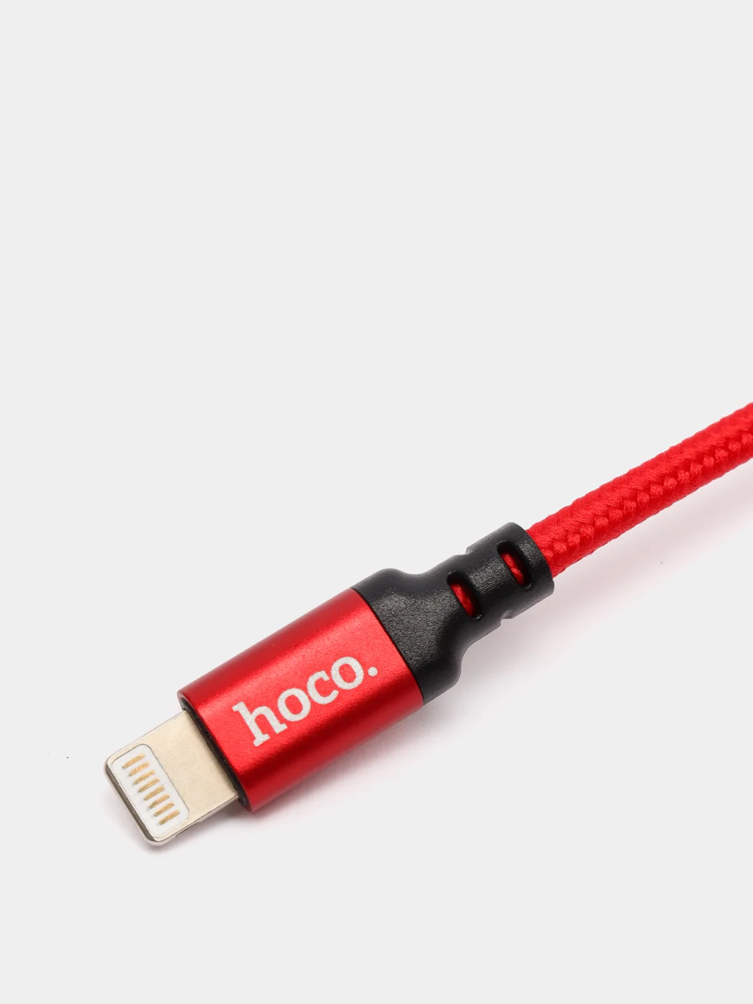 Красный кабель зарядный для телефона HOCO X14 для Lightning iPhone