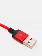 Красный кабель зарядный для телефона HOCO X14 для Lightning iPhone